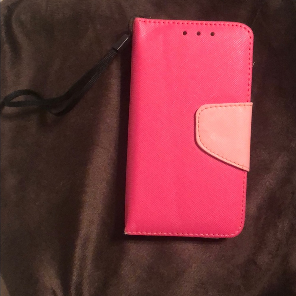 Pink wallet case